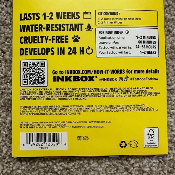 NEW inkbox temporary tattoos ☀️ sun & moon - Picture 6 of 12